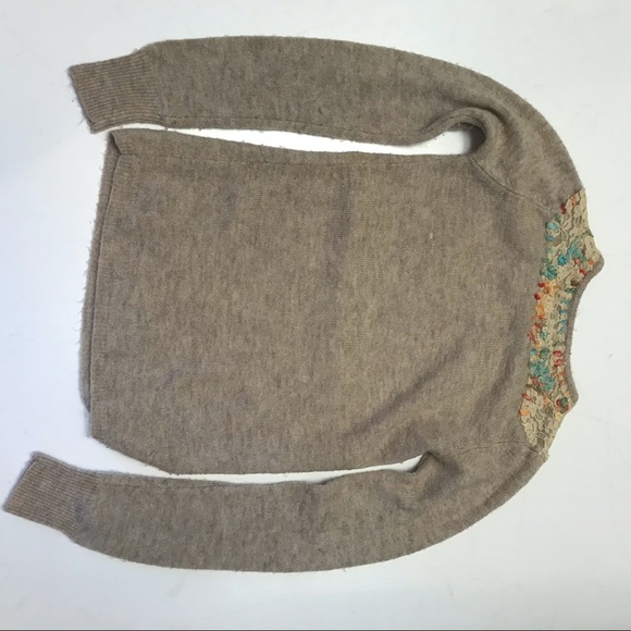 Free People embroidered sweater small - Picture 5 of 6